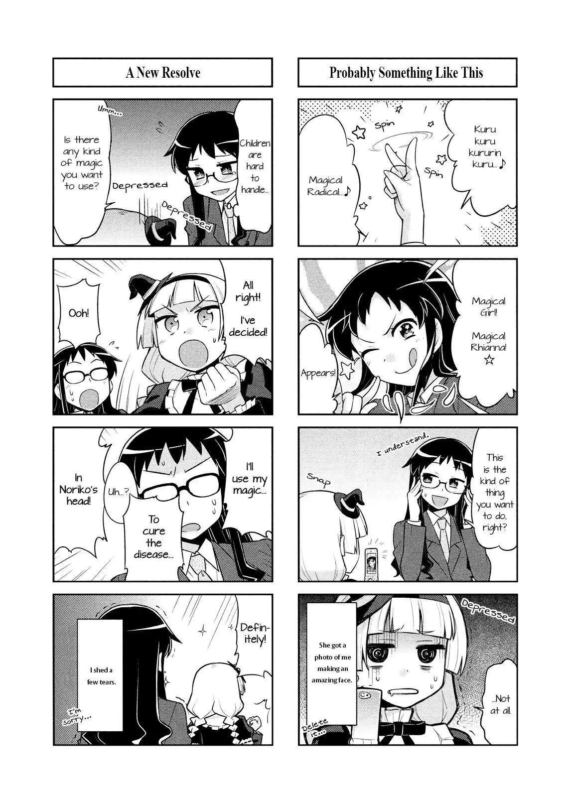 Majo to Houki to Kurobuchi Megane Chapter 2 5